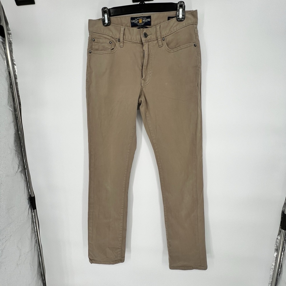 Lucky Brand Jeans Mens  410 Athletic Fit 29x32 (measured 30x31) Tan‎